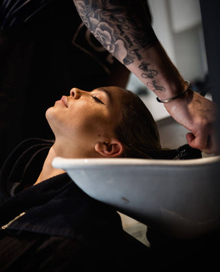 Luxury hair washing by the best hair salon in canada
