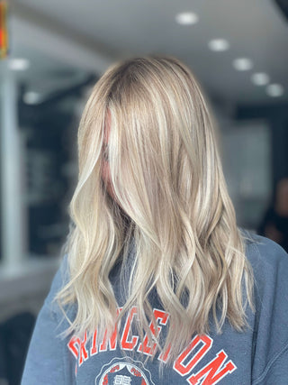 silver blonde hair by the best salon in toronto