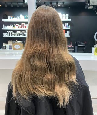 strawberry blonde before photo