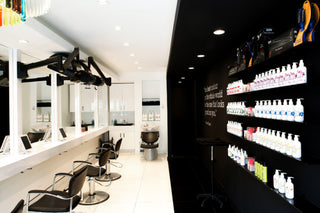 Inside of Colour Lab Hair Salon, Toronto
