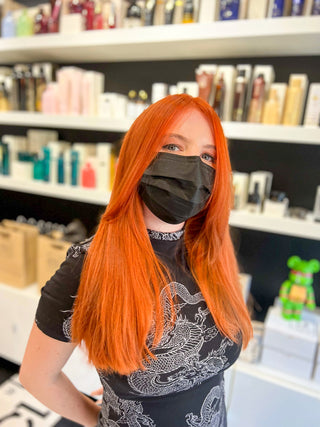 Orange custom at home hair dye kit 