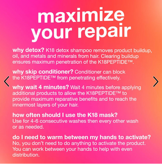 K18 Leave-In Molecular Repair Hair Mask