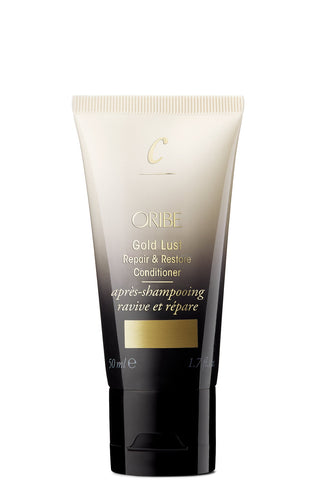 oribe gold lust repair and restore conditioner to strengthen and nourish hair travel size