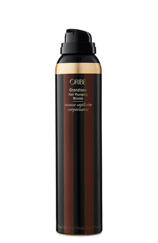 oribe grandiose hair plumping mousse light weight and not sticky for perfect hold and replenishing toronto color salon
