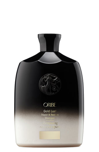 oribe gold lust shampoo to repair and restore damaged hair nourishing and strengthening 