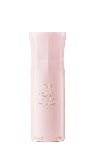 oribe serence scalp thickening spray gentle and nourishing strengthening hair strands reducing flakiness scalp treatment